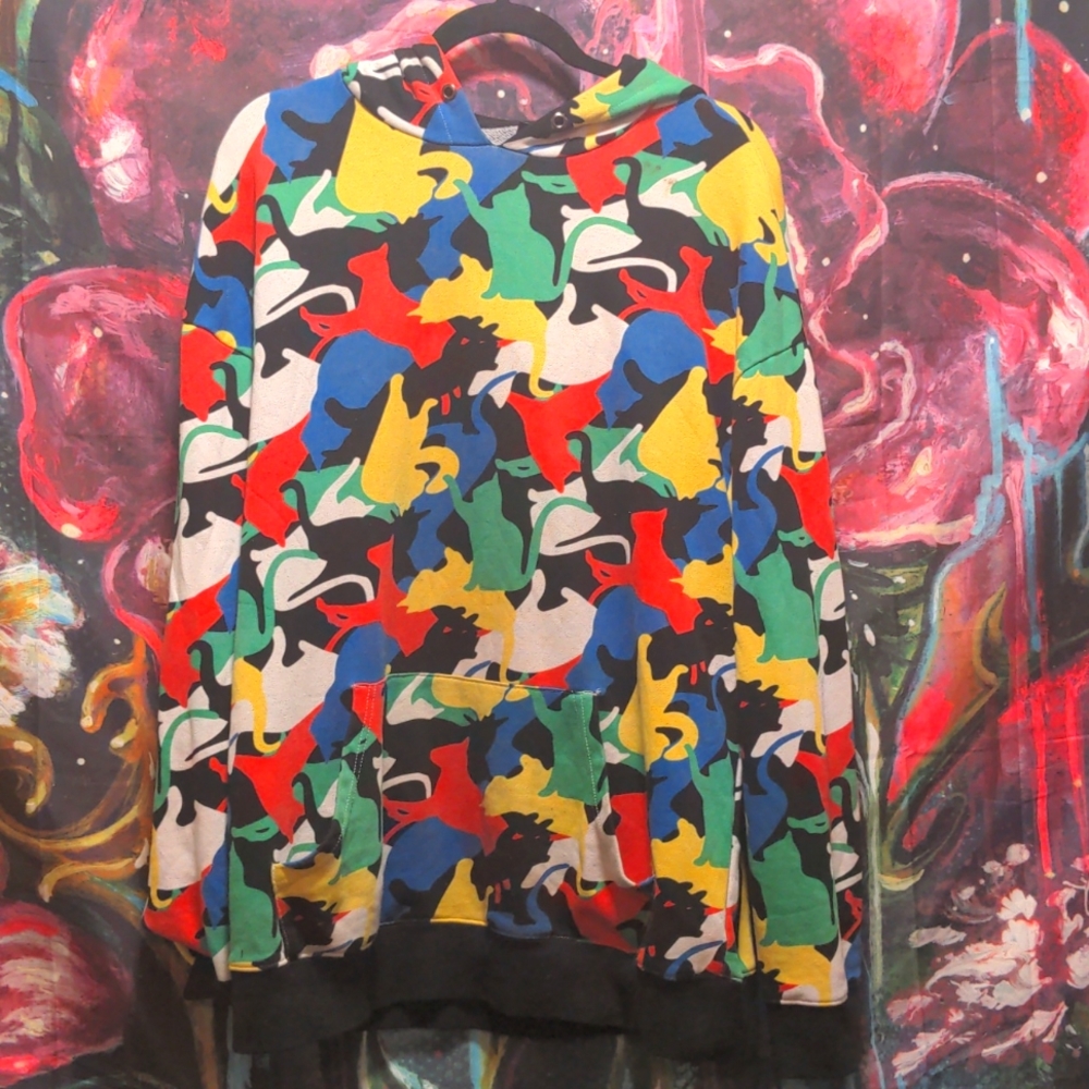 Like New Cat Hoodie Hot Topic Medium Men/Women